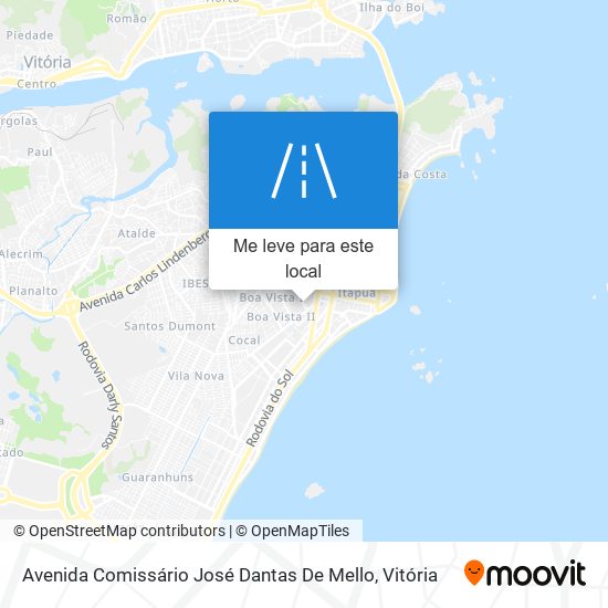 Avenida Comissário José Dantas De Mello mapa