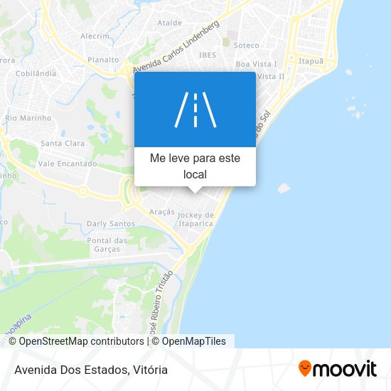 Avenida Dos Estados mapa