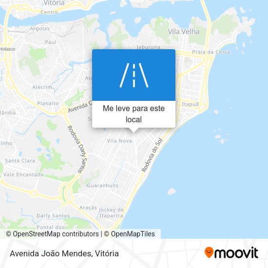 Avenida João Mendes mapa