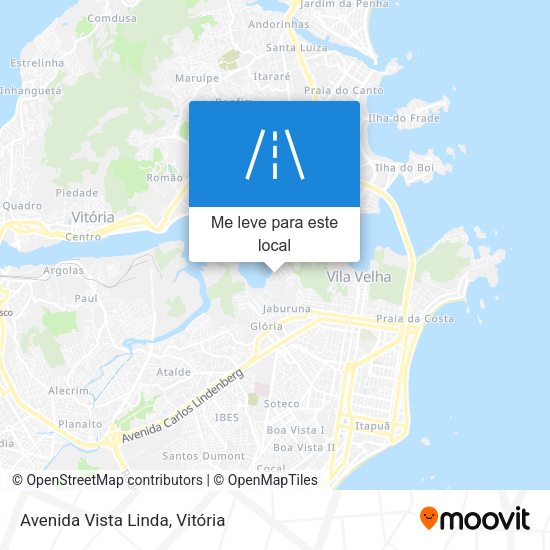 Avenida Vista Linda mapa