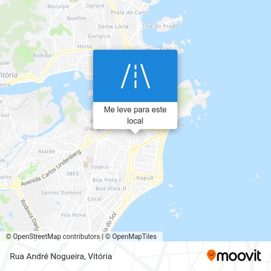 Rua André Nogueira mapa