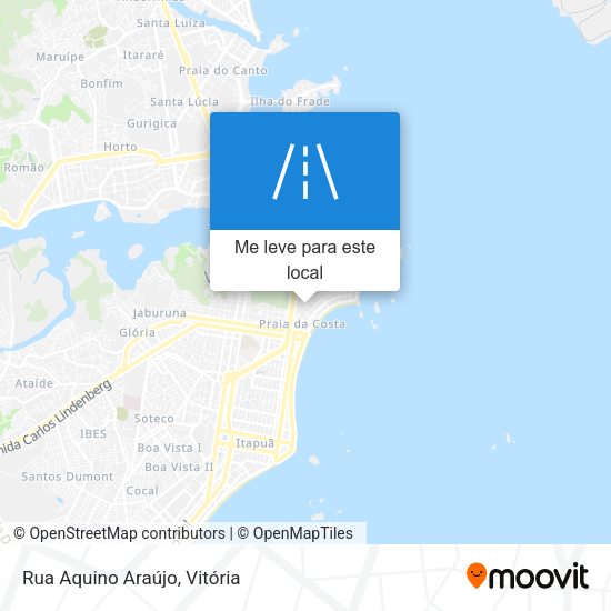 Rua Aquino Araújo mapa