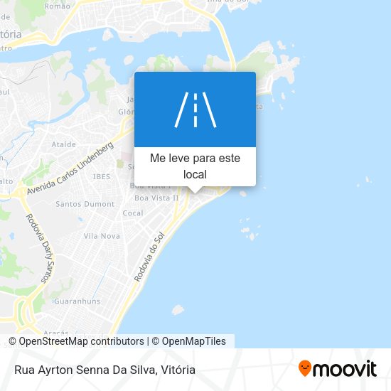 Rua Ayrton Senna Da Silva mapa
