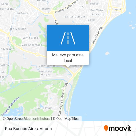 Rua Buenos Aires mapa