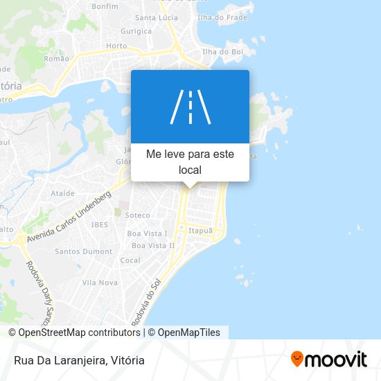 Rua Da Laranjeira mapa