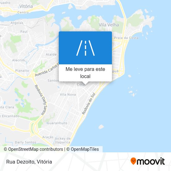 Rua Dezoito mapa