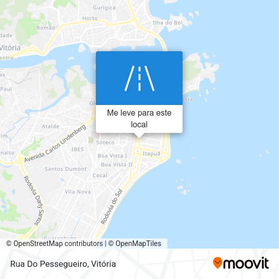 Rua Do Pessegueiro mapa
