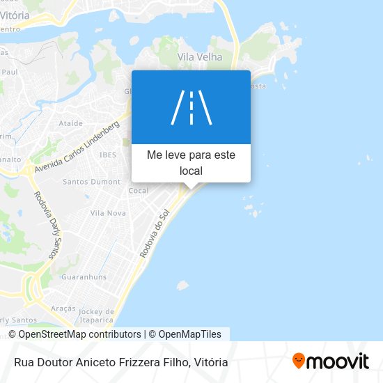 Rua Doutor Aniceto Frizzera Filho mapa