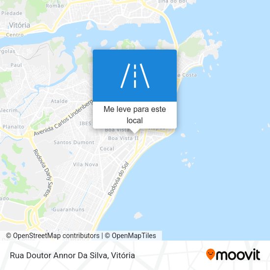 Rua Doutor Annor Da Silva mapa