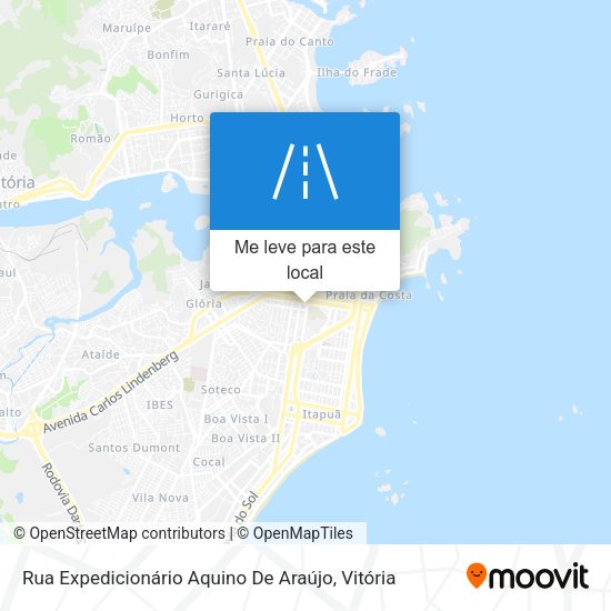 Rua Expedicionário Aquino De Araújo mapa