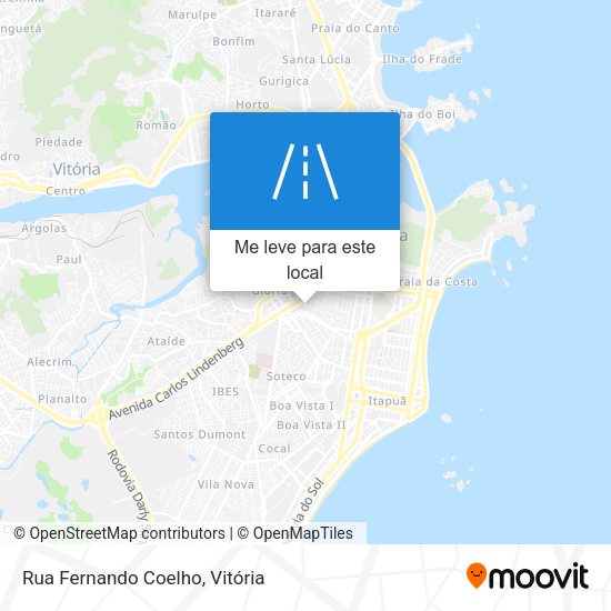 Rua Fernando Coelho mapa