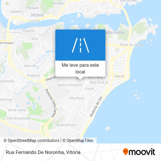 Rua Fernando De Noronha mapa