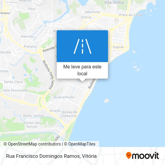 Rua Francisco Domingos Ramos mapa