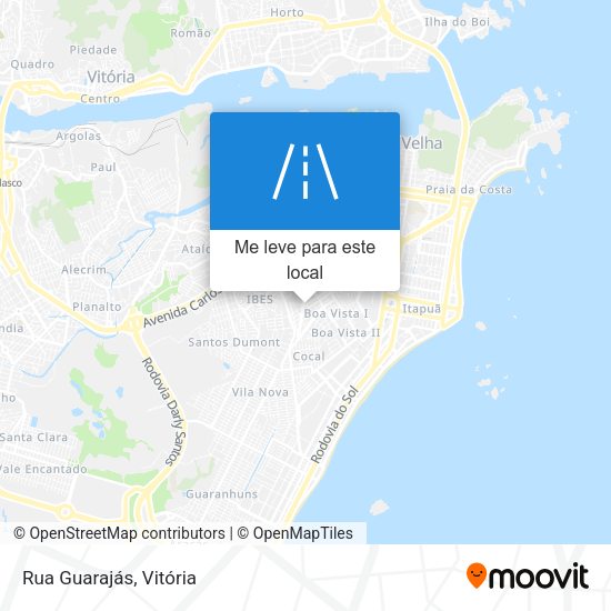Rua Guarajás mapa