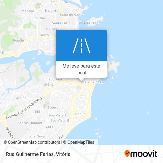 Rua Guilherme Farias mapa