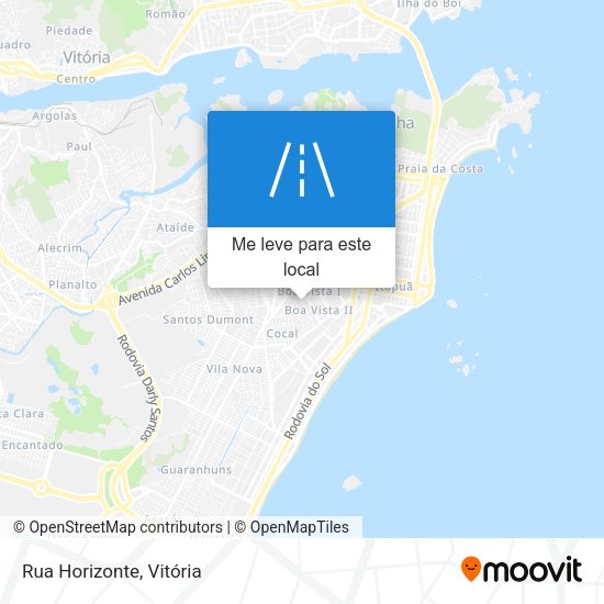Rua Horizonte mapa