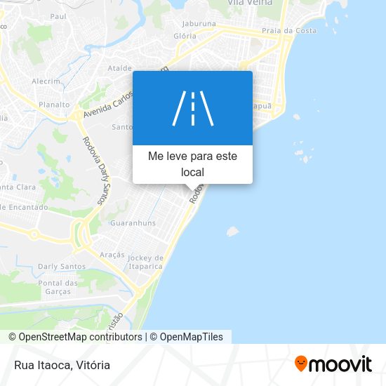Rua Itaoca mapa