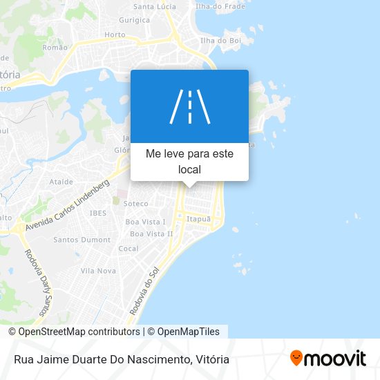 Rua Jaime Duarte Do Nascimento mapa