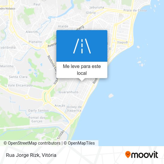 Rua Jorge Rizk mapa