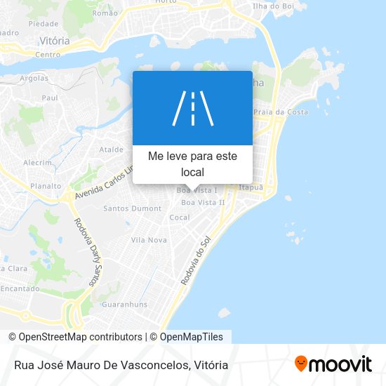 Rua José Mauro De Vasconcelos mapa