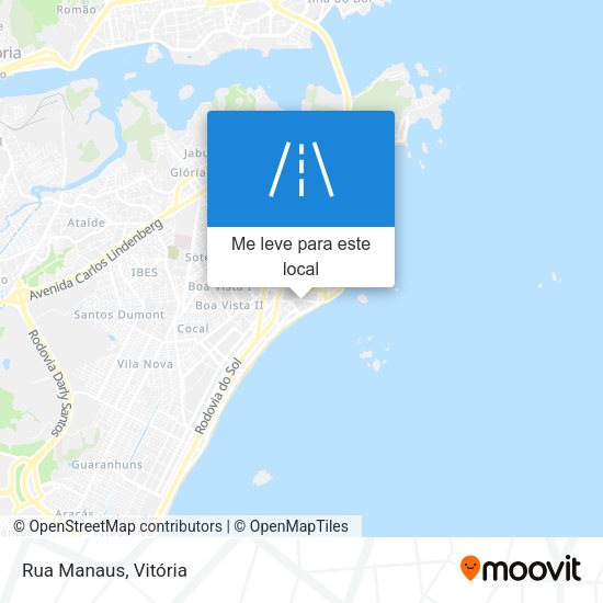 Rua Manaus mapa