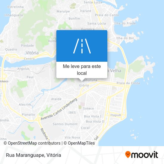 Rua Maranguape mapa