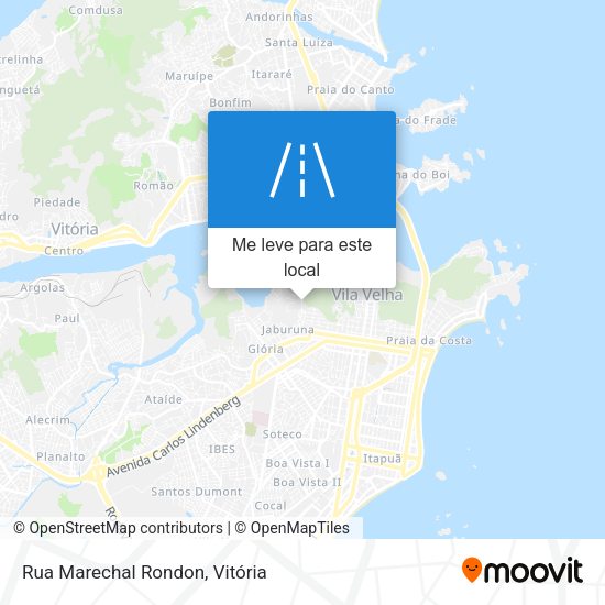Rua Marechal Rondon mapa