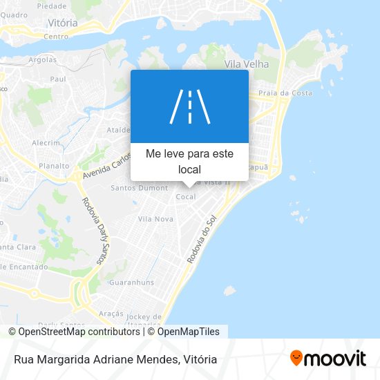 Rua Margarida Adriane Mendes mapa