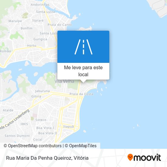 Rua Maria Da Penha Queiroz mapa