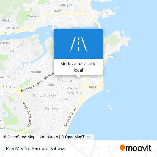 Rua Mestre Barroso mapa