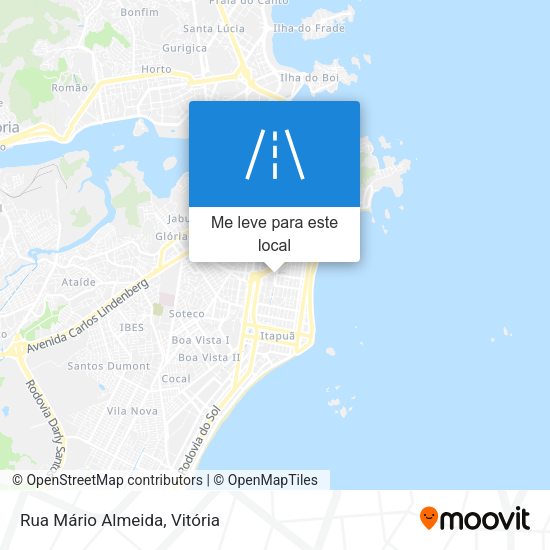 Rua Mário Almeida mapa