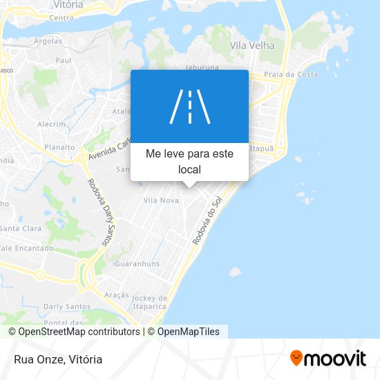 Rua Onze mapa