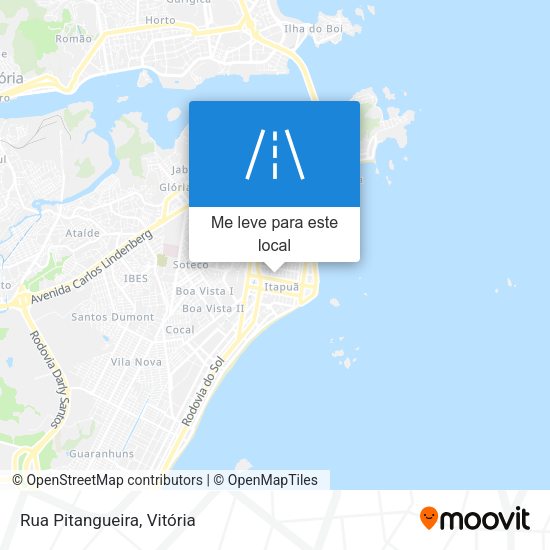 Rua Pitangueira mapa