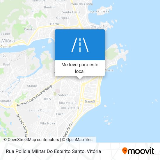 Rua Polícia Militar Do Espírito Santo mapa