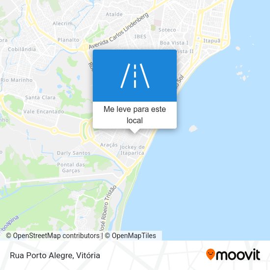Rua Porto Alegre mapa