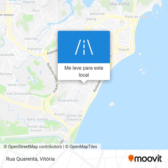 Rua Quarenta mapa