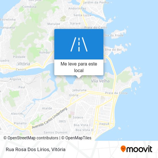 Rua Rosa Dos Lírios mapa