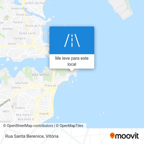 Rua Santa Berenice mapa