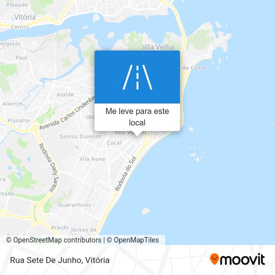 Rua Sete De Junho mapa