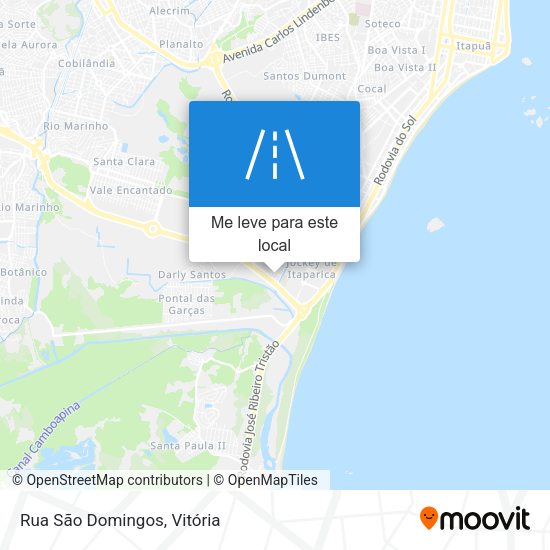 Rua São Domingos mapa