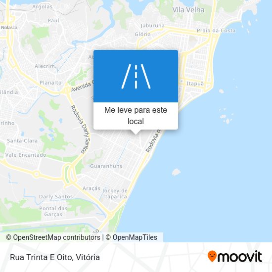 Rua Trinta E Oito mapa