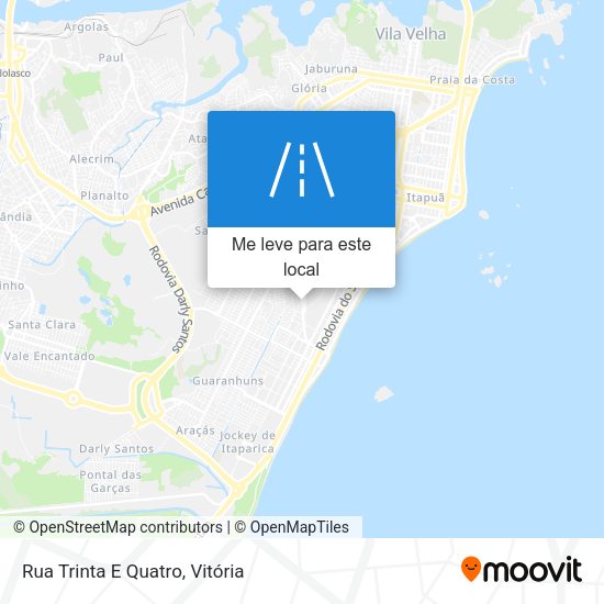 Rua Trinta E Quatro mapa