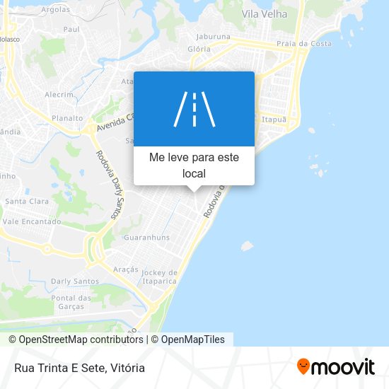 Rua Trinta E Sete mapa
