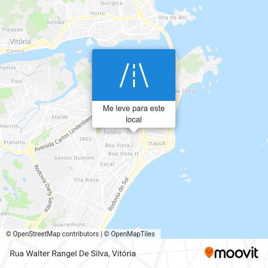 Rua Walter Rangel De Silva mapa