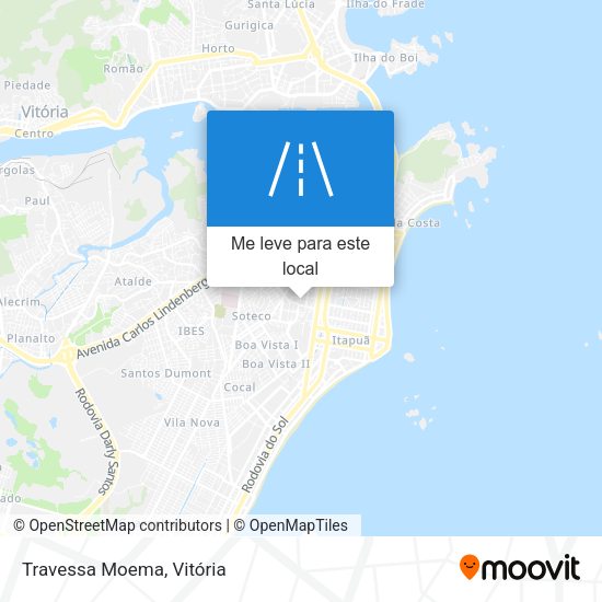 Travessa Moema mapa