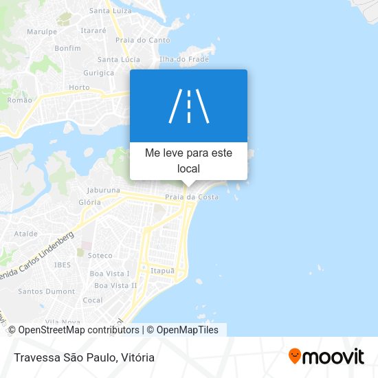 Travessa São Paulo mapa