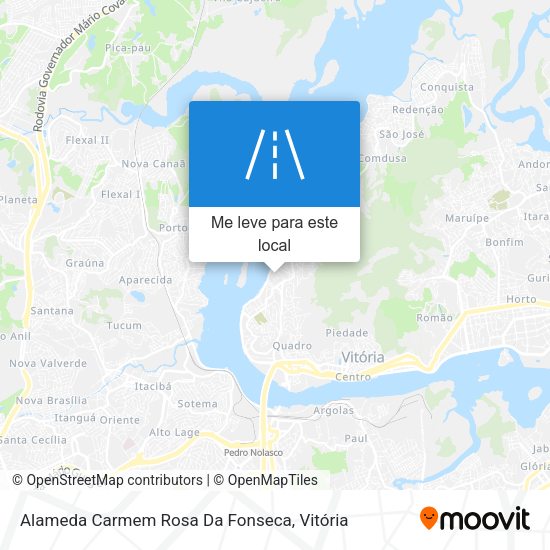 Alameda Carmem Rosa Da Fonseca mapa