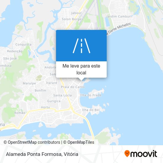 Alameda Ponta Formosa mapa