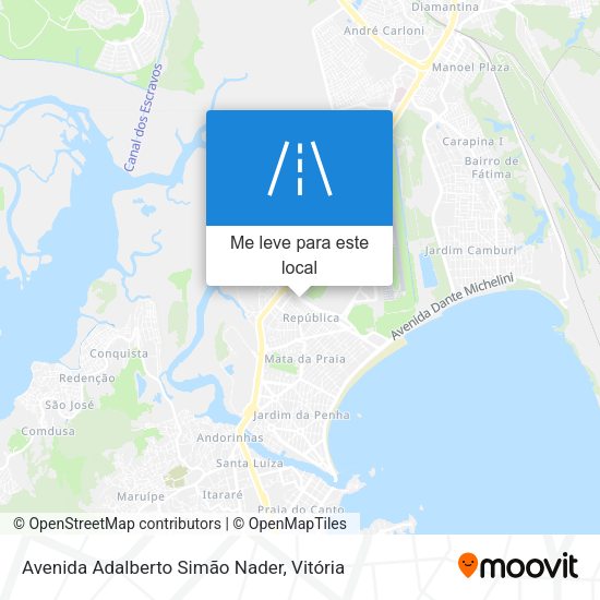 Avenida Adalberto Simão Nader mapa