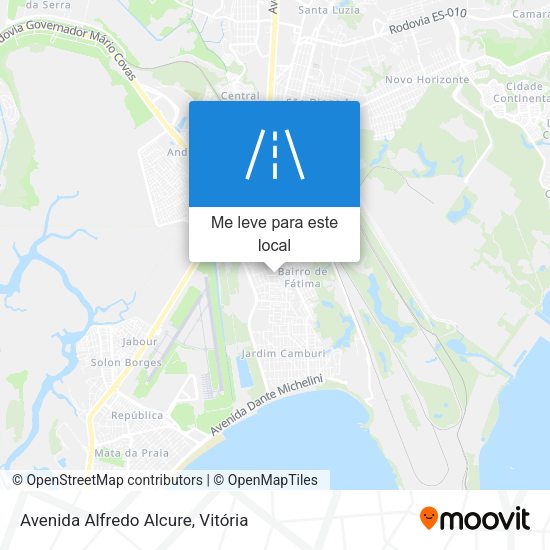 Avenida Alfredo Alcure mapa
